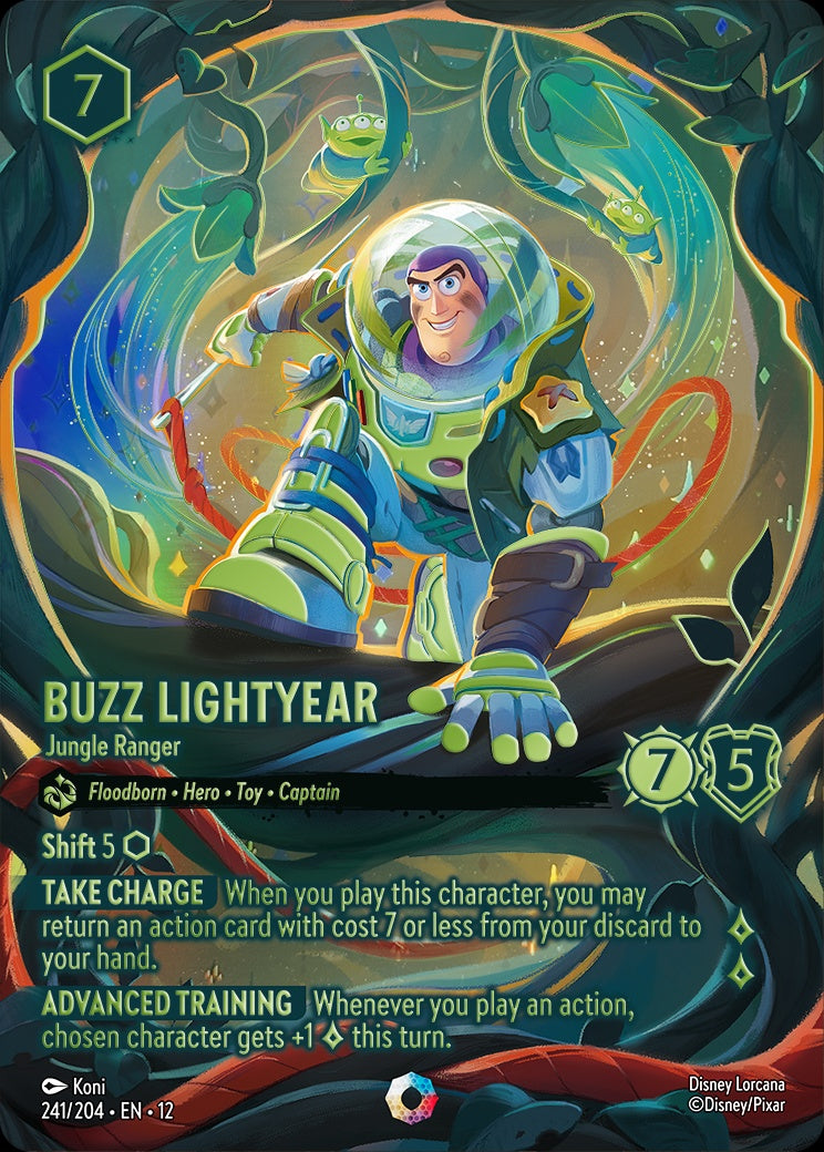 241/204-EN-12: Buzz Lightyear - Jungle Ranger (Alt Art) (異畫)