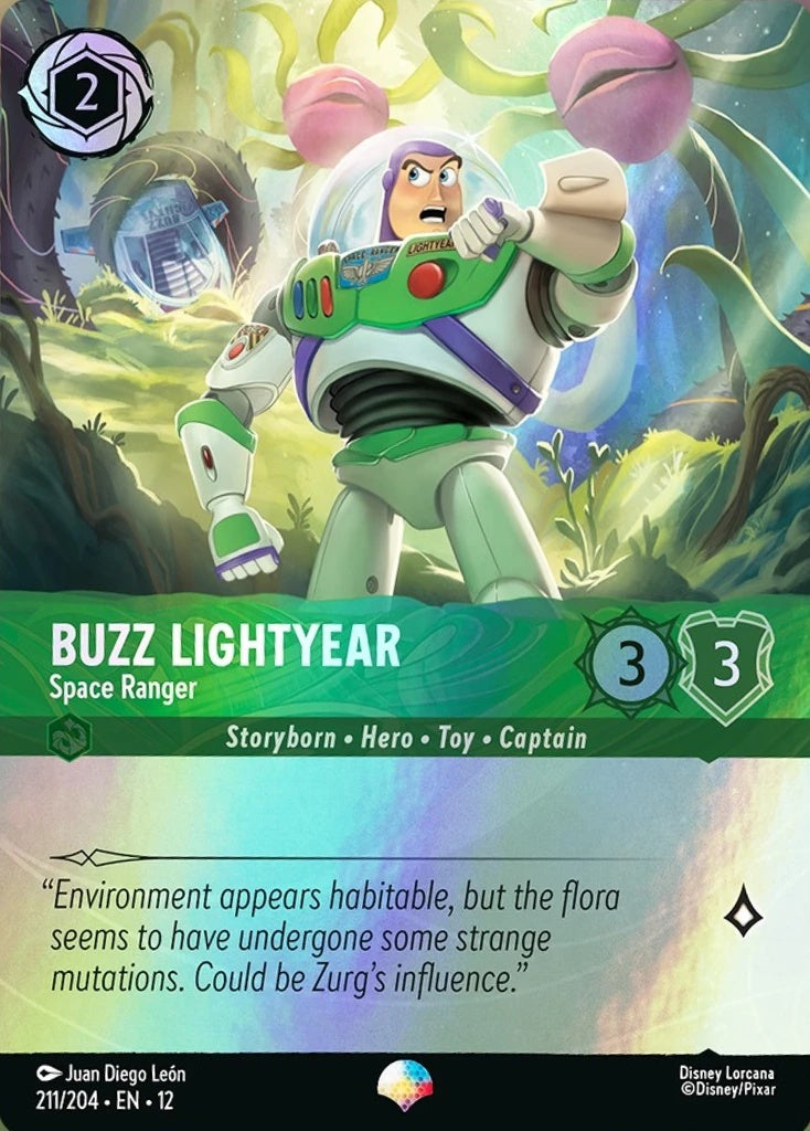 211/204-EN-12: Buzz Lightyear - Space Ranger (Alt Art) (異畫)