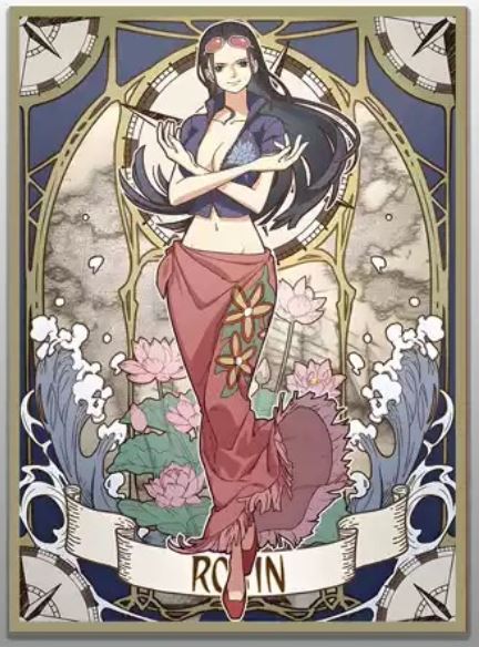 [Sleeves] One Piece Nico Robin - Alphonse Mucha Style