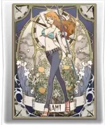 [Sleeves] One Piece Nami - Alphonse Mucha Style