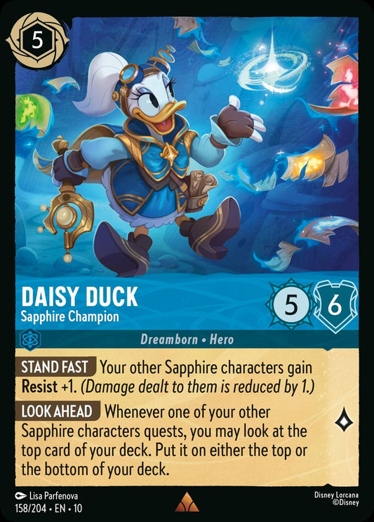 158/204·EN·10: Daisy Duck - Sapphire Champion