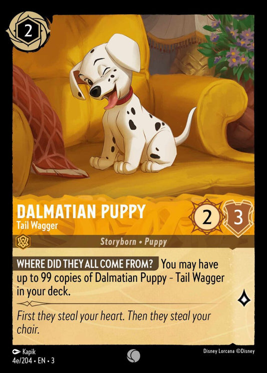004e/204-EN-3: Dalmatian Puppy - Tail Wagger
