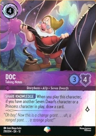 210/204-EN-12: Doc - Taking Notes (Alt Art) (異畫)
