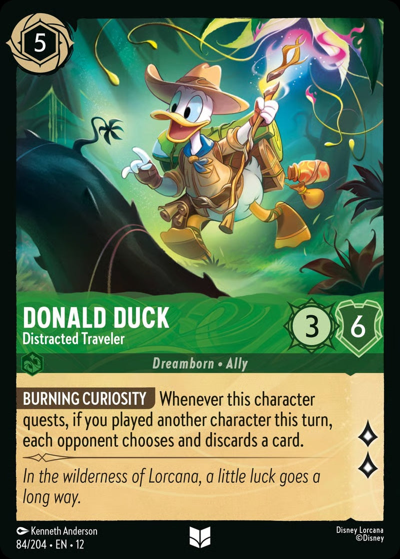 084/204-EN-12: Donald Duck - Distracted Traveler