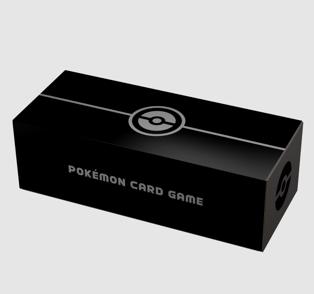 [In Stock] 寶可夢大型收納盒(紙質) - 黑 Pokemon Large Storage Card Box - Black