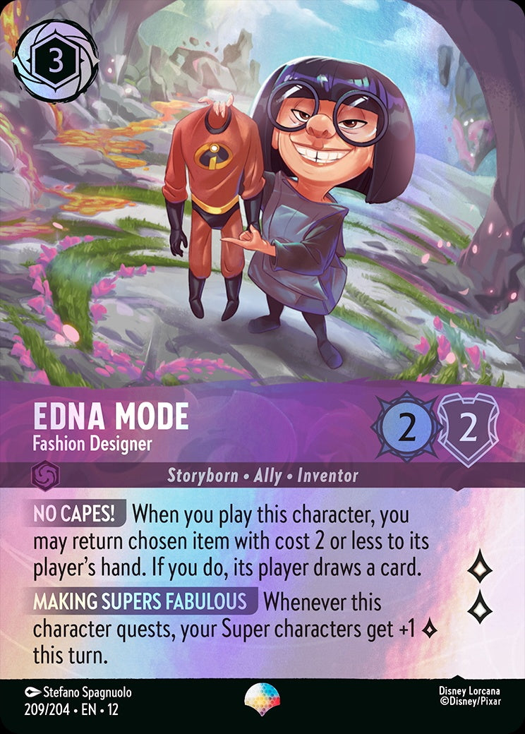 209/204-EN-12: Edna Mode - Fashion Designer (Alt Art) (異畫)