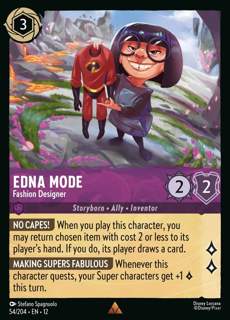054/204-EN-12: Edna Mode - Fashion Designer