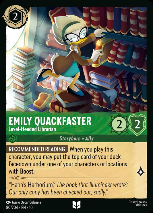 080/204·EN·10: Emily Quackfaster - Level‐Headed Librarian