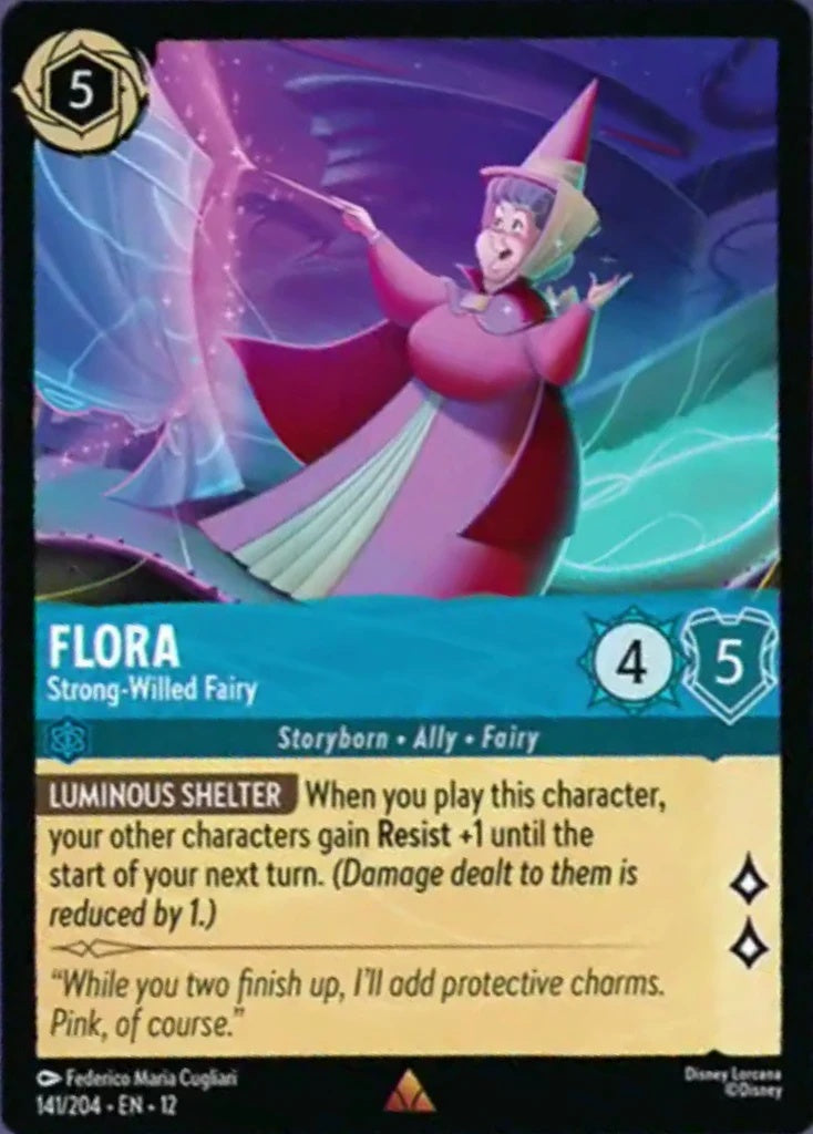141/204-EN-12: Flora - Strong‐Willed Fairy
