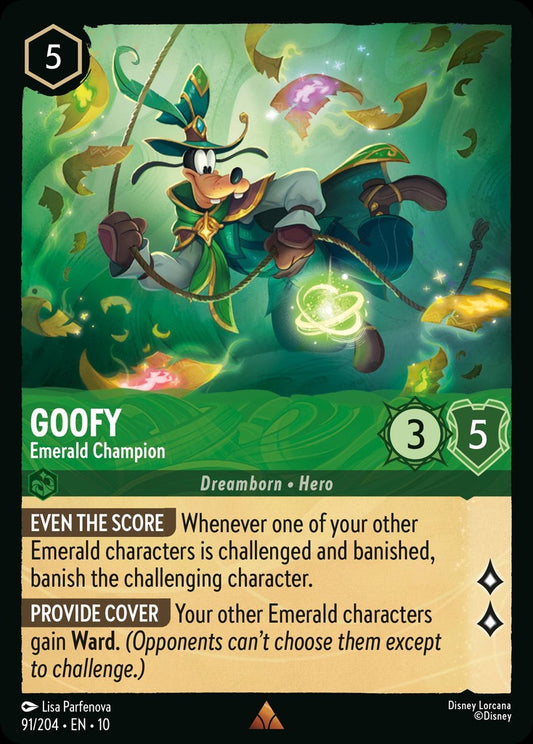 091/204·EN·10: Goofy - Emerald Champion