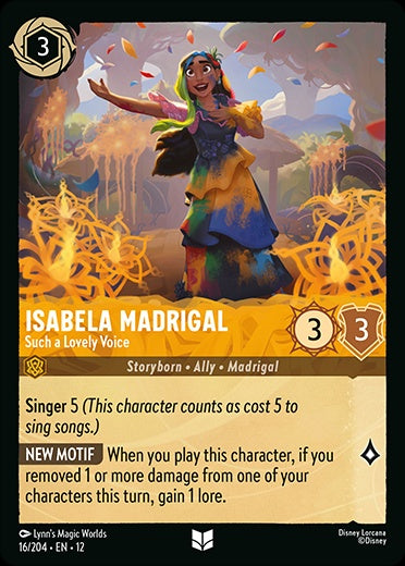 016/204-EN-12: Isabela Madrigal - Such a Lovely Voice