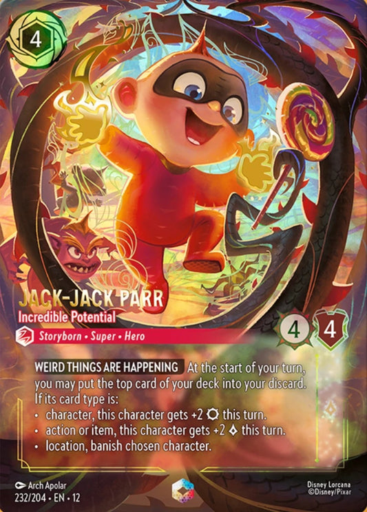 232/204-EN-12: Jack‐Jack Parr - Incredible Potential (Alt Art) (異畫)