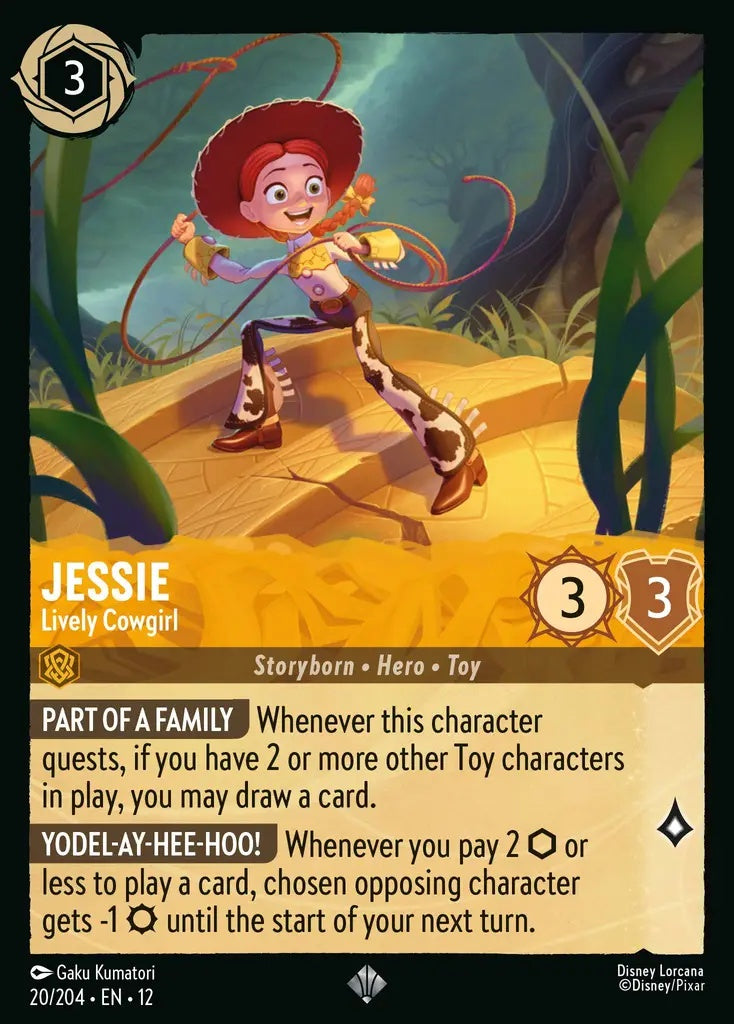 020/204-EN-12: Jessie - Lively Cowgirl