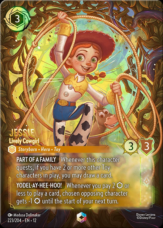 223/204-EN-12: Jessie - Lively Cowgirl (Alt Art) (異畫)