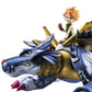 [Official Toys] - Precious G.E.M. Series Digimon Adventure Metal Garurumon & Yamato [P.G.E.M.]《數碼暴龍》鋼鐵加魯魯獸 & 石田大和 [PB]