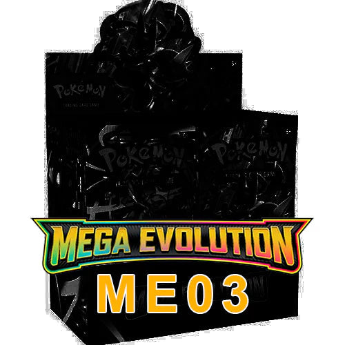 [Pre-order] [ME03] English Pokemon 美版 Mega Evolution Half Booster Box (18 Packs)