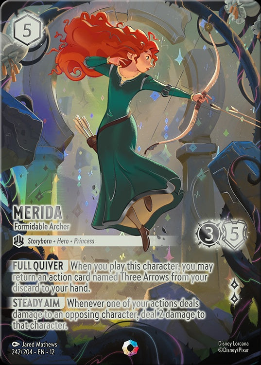 242/204-EN-12: Merida - Formidable Archer (Alt Art) (異畫)