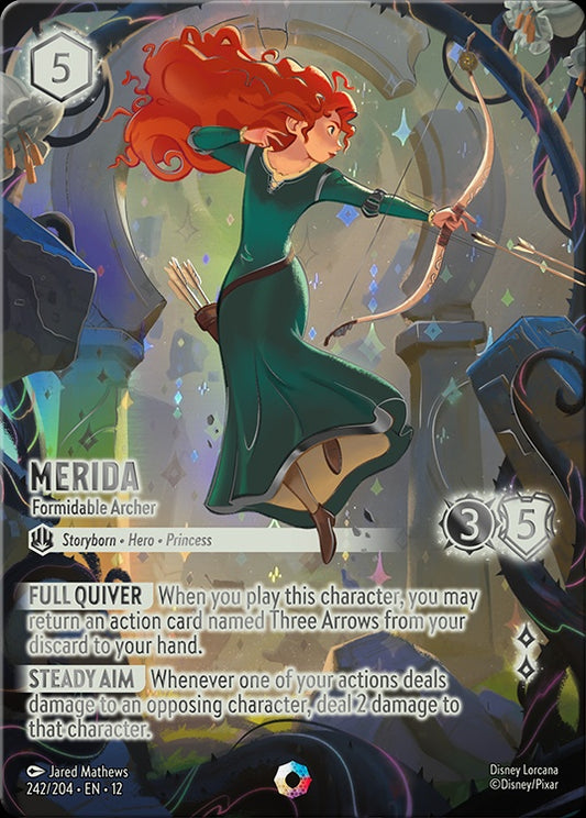242/204-EN-12: Merida - Formidable Archer (Alt Art) (異畫)