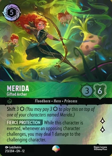 213/204-EN-12: Merida - Gifted Archer (Alt Art) (異畫)