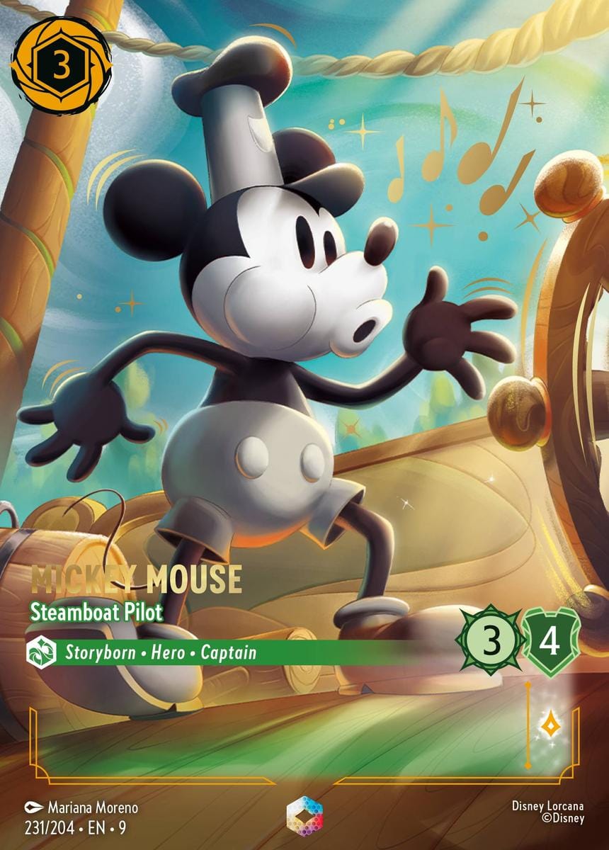 231/204-EN-9: Mickey Mouse – Steamboat Pilot