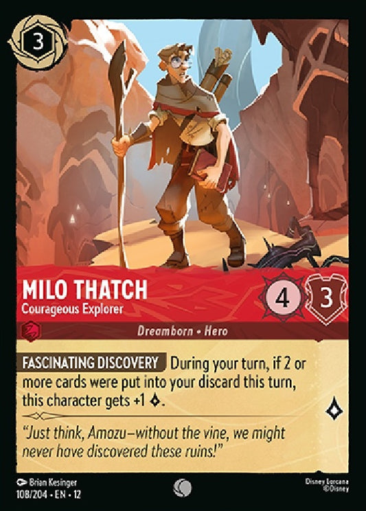 108/204-EN-12: Milo Thatch - Courageous Explorer