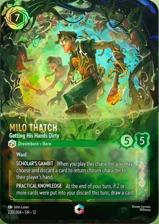 230/204-EN-12: Milo Thatch - Getting His Hands Dirty (Alt Art) (異畫)