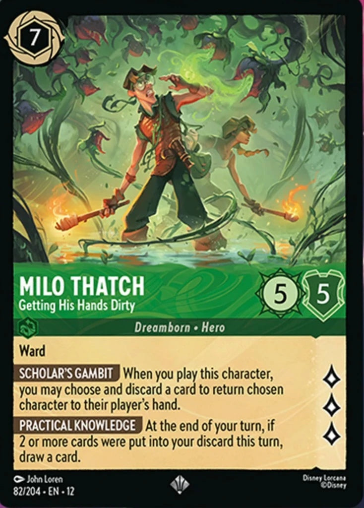 082/204-EN-12: Milo Thatch - Getting His Hands Dirty
