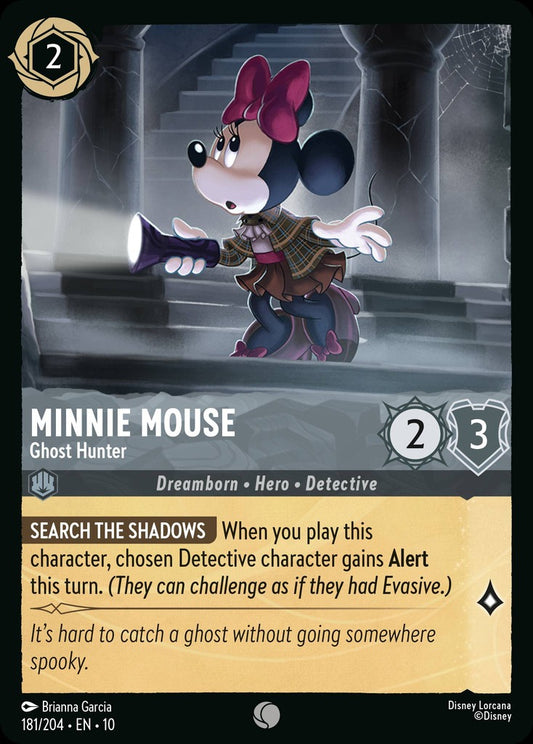 181/204·EN·10: Minnie Mouse - Ghost Hunter