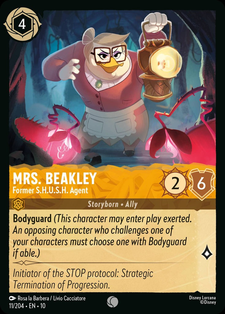 011/204·EN·10: Mrs. Beakley - Former S.H.U.S.H. Agent
