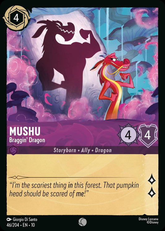 046/204·EN·10: Mushu - Braggin' Dragon