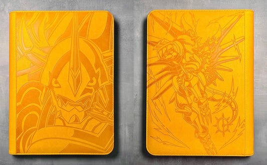 [Binder] - ShineGreymon Yellow 9-Slot slide in Binder with bag