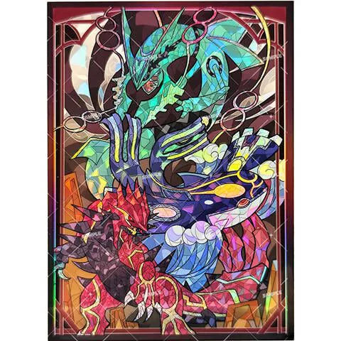 [Sleeves] Pokemon Rayquaza Groudon Kyogre (Laser Gloss)