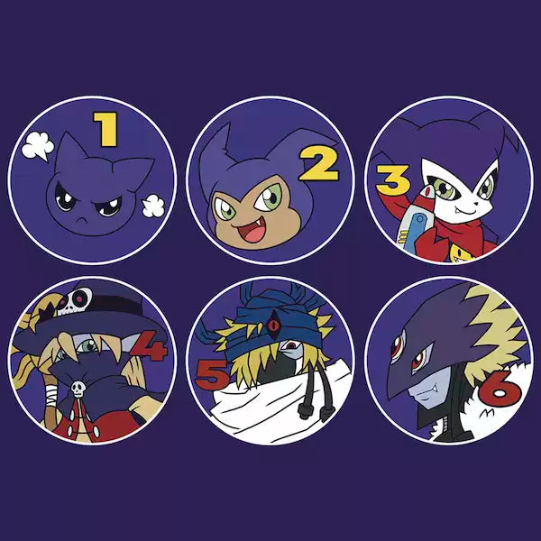 [Dice] Digimon Impmon Beelzemon Yaamon Wizardmon Baalmon