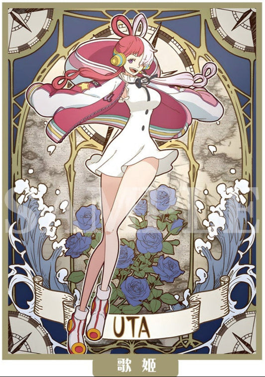 [Sleeves] One Piece Uta - Alphonse Mucha Style