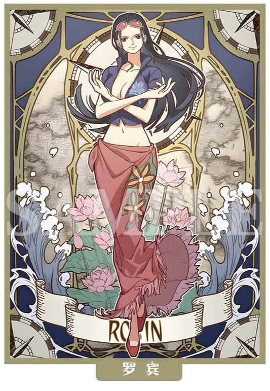 [Sleeves] One Piece Nico Robin - Alphonse Mucha Style