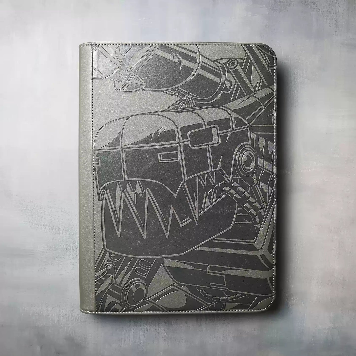 [Binder] - Machinedramon Mugendramon Grey 9-Slot slide in Binder with bag