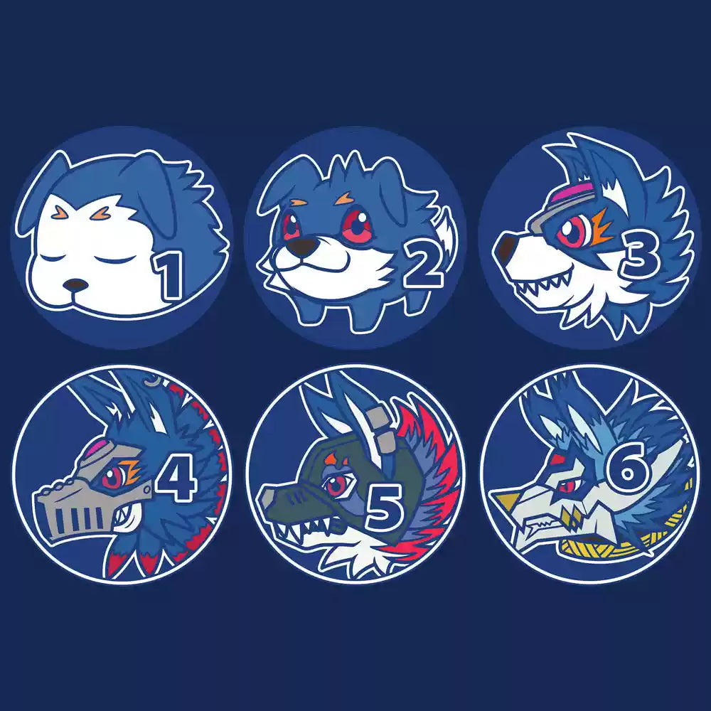 [Dice] Digimon Bowmon Loogamon Loogarmon Soloogarmon Fenriloogamon Fus ...