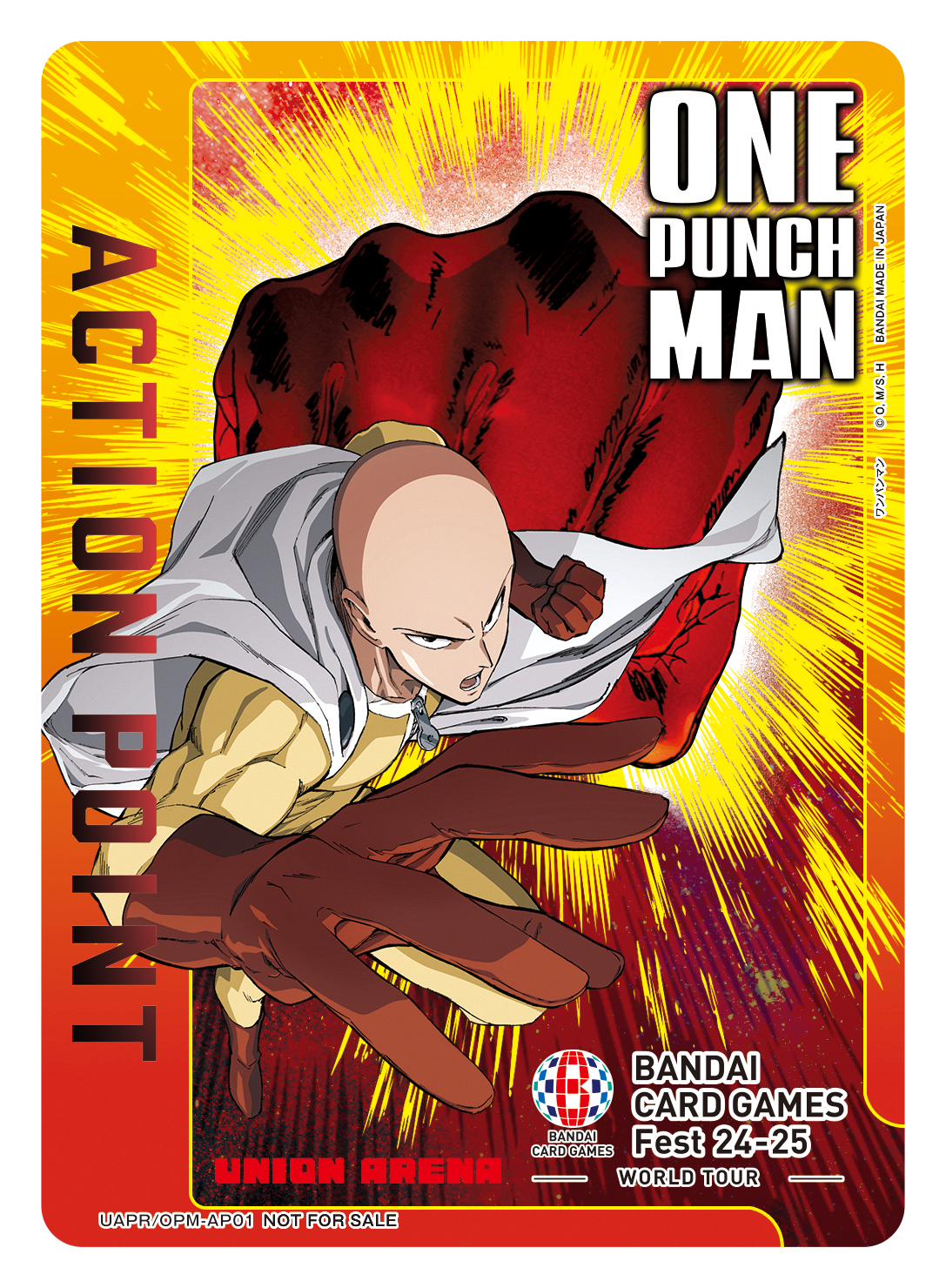 OPM-AP01 One Punch Man Action Point Card (Alt Art) (異畫) (Bandai Fest)