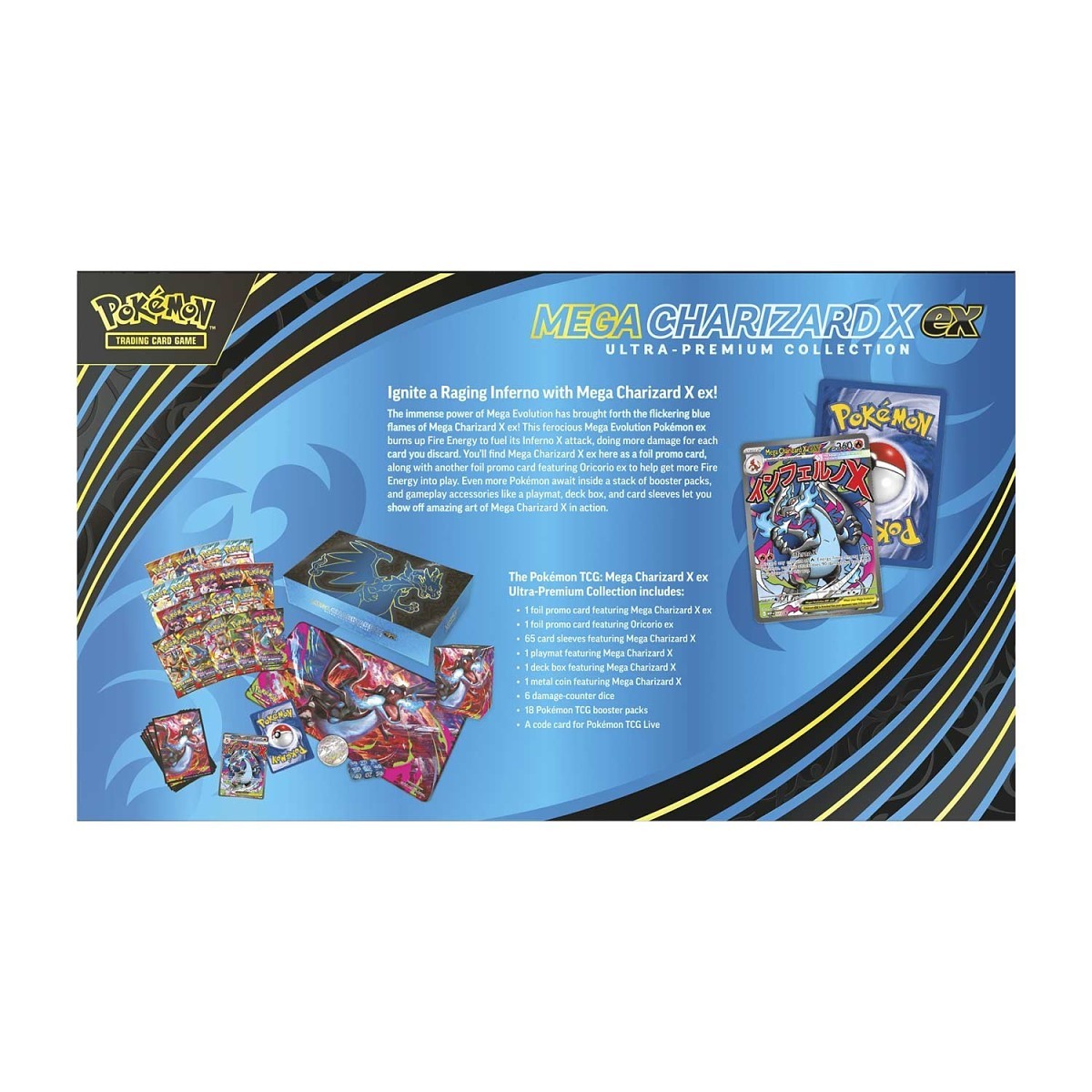 English Pokemon Mega Charizard X Ex Ultra Premium Collection – BAN