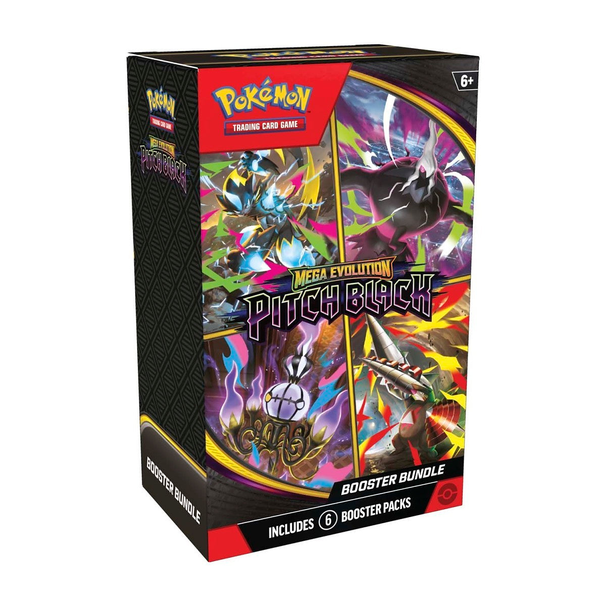 [Pre-order] [ME05] English Pokemon 美版 Booster Bundle Mega Evolution — Pitch Black (Box/Case)