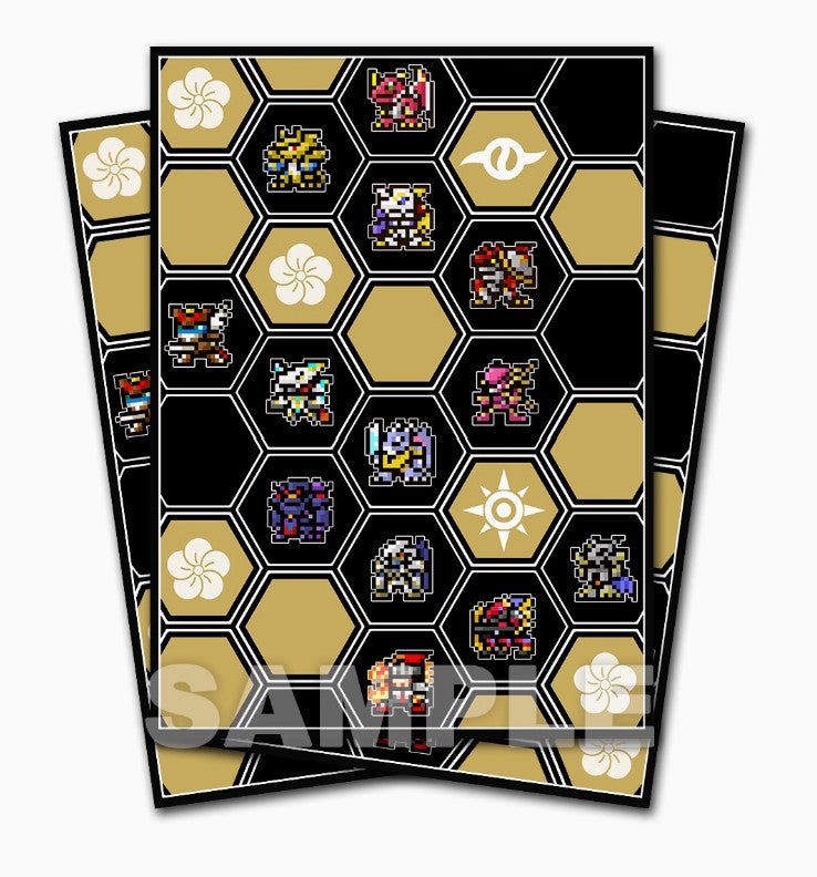 [Sleeves] Royal Knights Black 8-Bit Hex Digimon