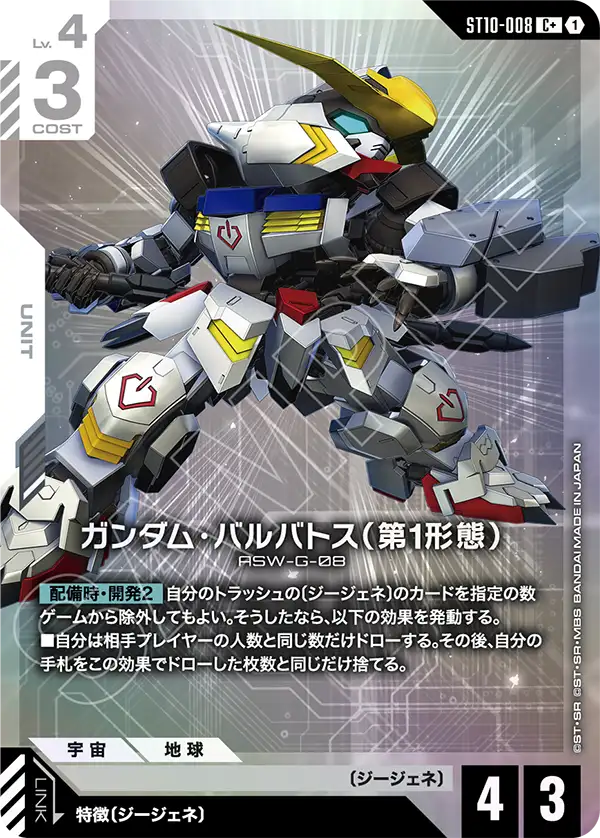 ST10-008 Gundam Barbatos 1st Form 高達巴巴托斯（第1型態）(Alt Art)(異畫)