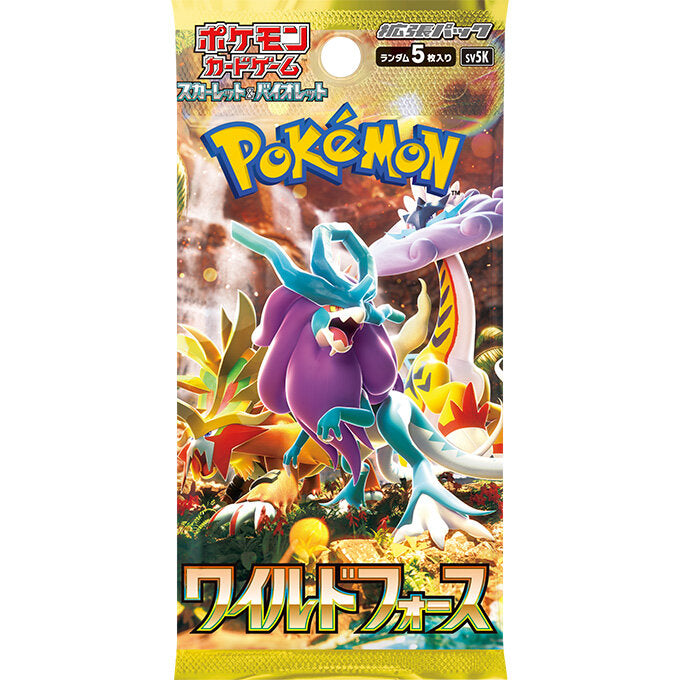 [SV5K] Pokemon Wild Force (JP) SEALED BOOSTER BOX / CASE  [SV5K]  寵物小精靈「狂野之力」(JP) 卡盒 / 完箱