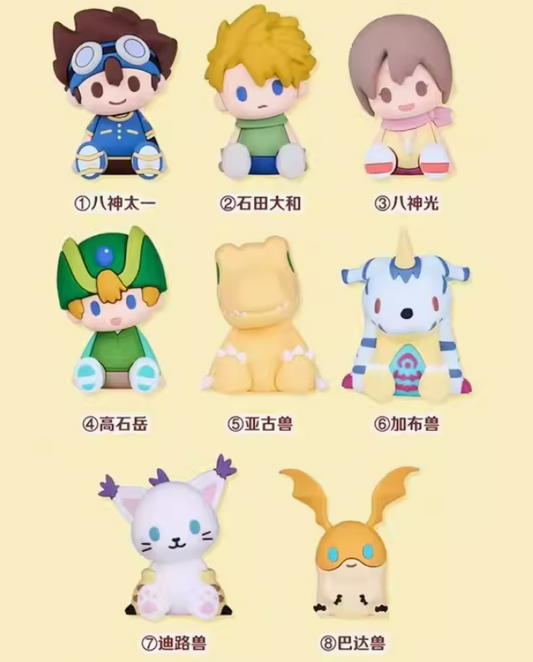 [Blind Box] Bandai Namco X BN Figure Q Digimon 01 Display Figures Onesie Vol.2