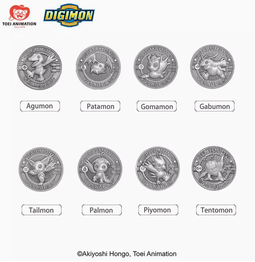 [Blind Box] Digimon  Coins Blind Box [盲盒] 數碼暴龍 硬幣盲盒