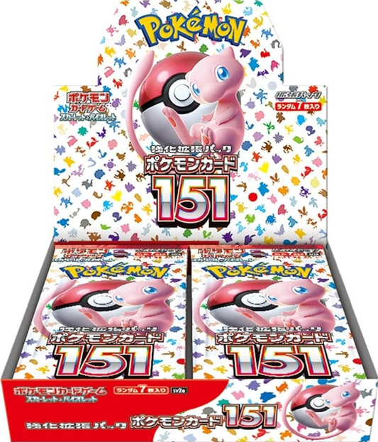 [IN STOCK] [SV2A] Pokemon 151 (JP) SEALED BOOSTER BOX / CASE