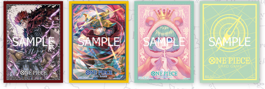 [Pre-Order] [Sleeves] ONE PIECE CARD GAME Official Card Sleeve 9 (4 sets) 海賊王咭牌遊戲 官方咭套 第九彈 (4種)