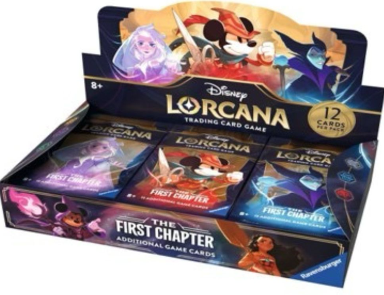 Set 1 The First Chapter | Disney Lorcana by Ravensburger ENGLISH Booster Pack Box Case
