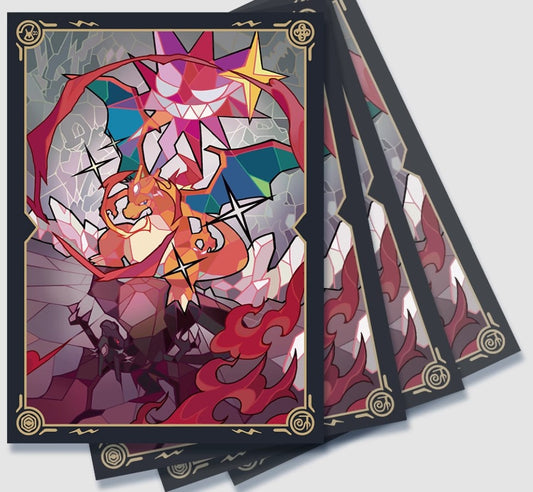 [Sleeves] Pokemon Charizard Tera Dark, Shiny Charizard