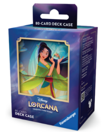 Deck Box Set 9 - Deck Case - Mulan | Disney Lorcana by Ravensburger ENGLISH Deck Box